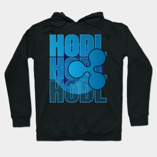 HODL, ripple, XRP, To the moon Hoodie